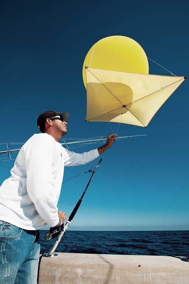 Successful kite-fishing means putting up the right kite.