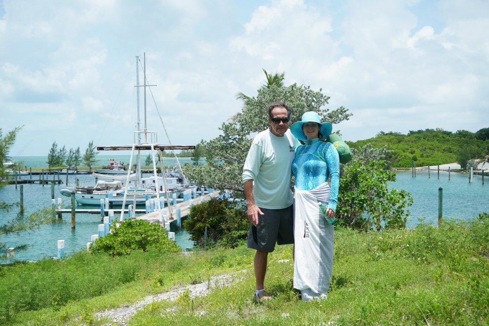 Carl and Gigi Allen on Walker's Cay