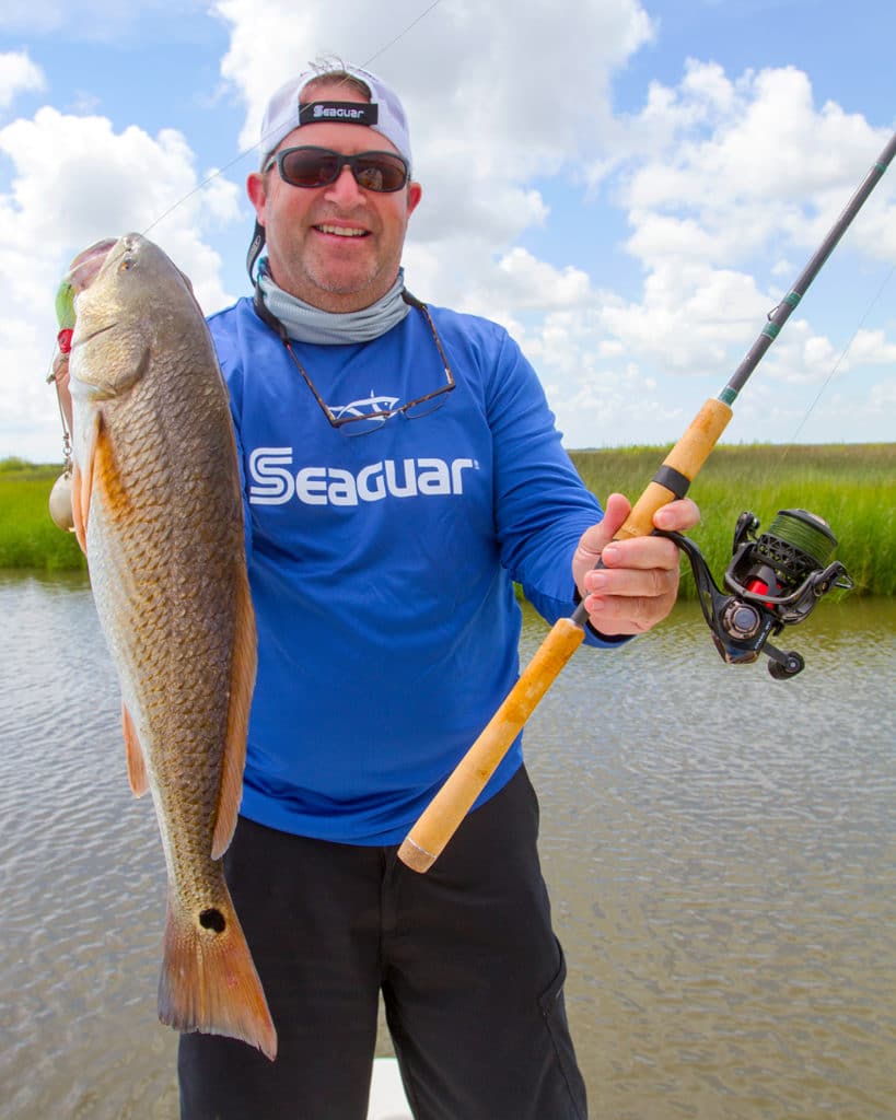 redfishing with Seaguar fluorocarbon