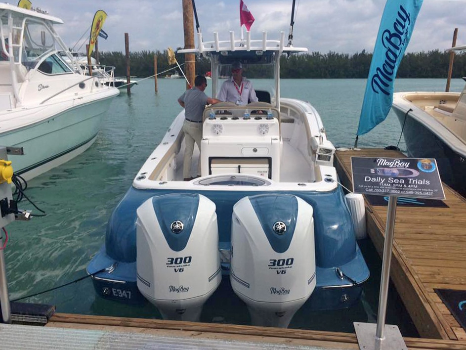 Mag Bay Yachts 33 center console fishing boat