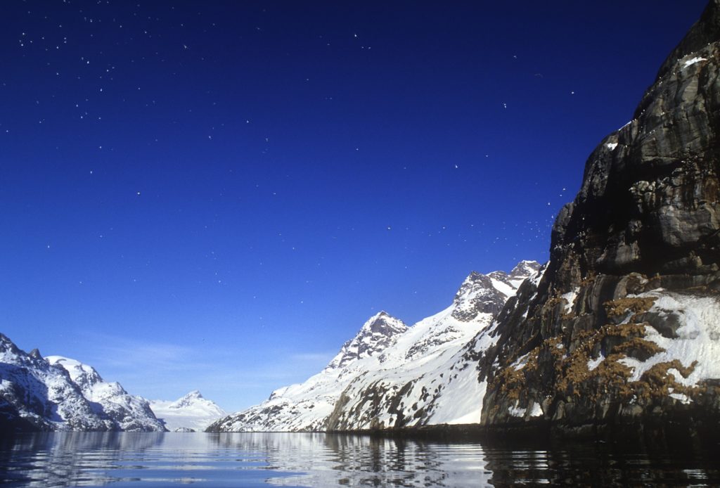 Greenland fishing scenery