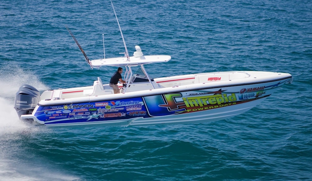 Intrepid 375 Tournament Edition kingfish fishing boat