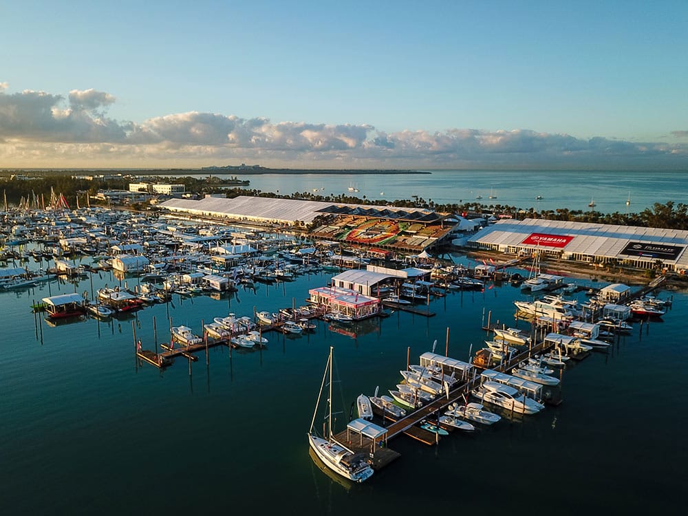 Miami Boat Show 2018 Aerial