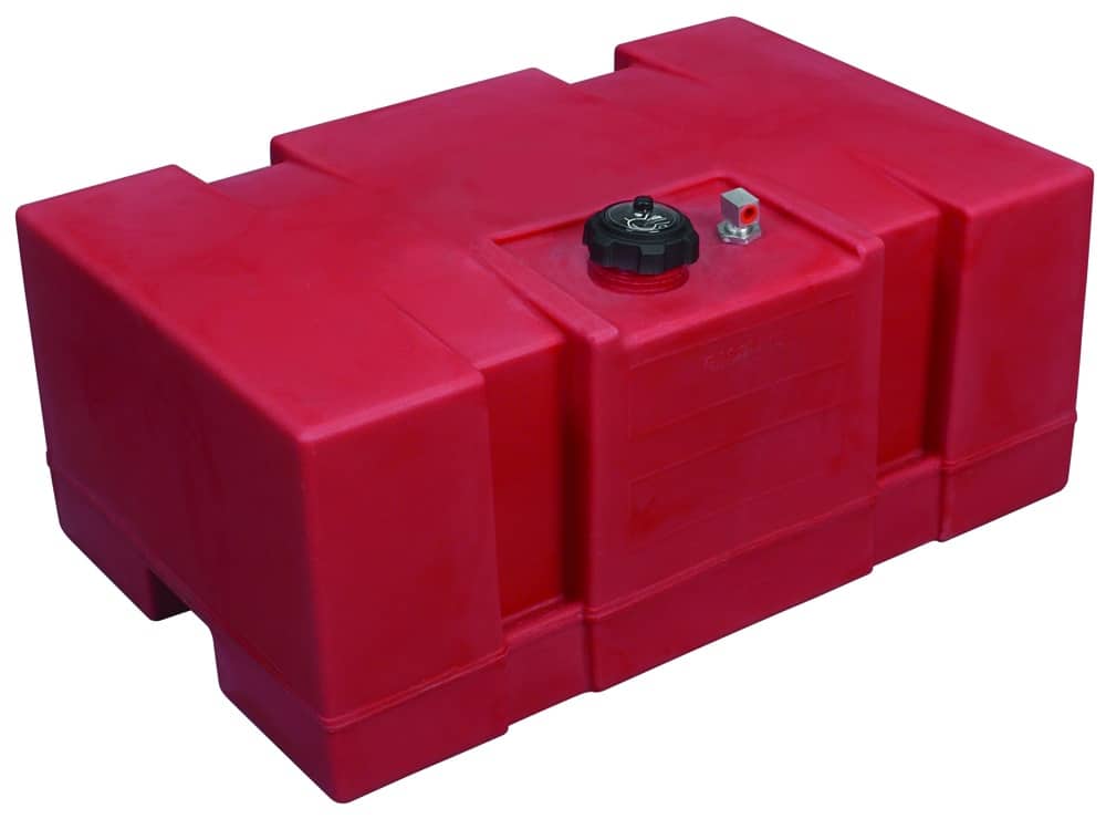 Boating topside portable fuel tank
