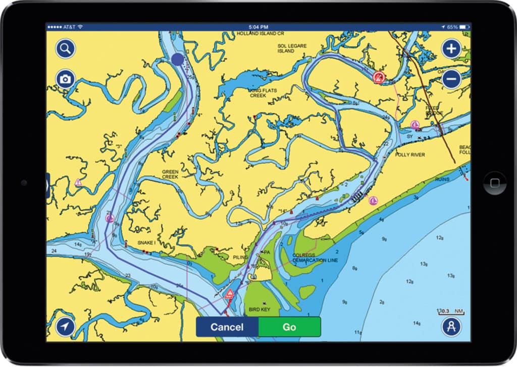 Navionics mobile app