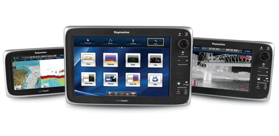 Raymarine e9 and e12 Multifunction Displays