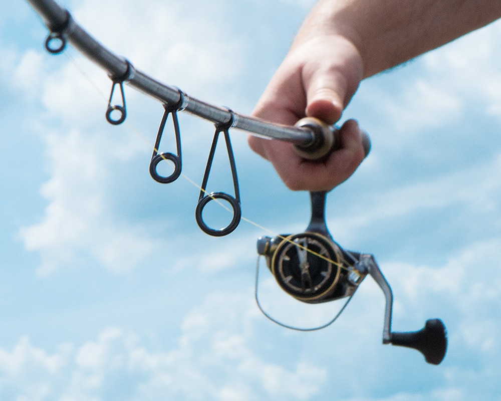 casting a spinning rod