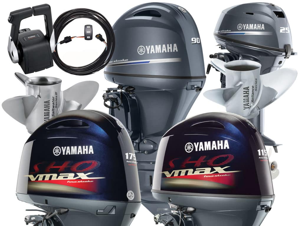 New Yamaha Outboards, Props and Controls