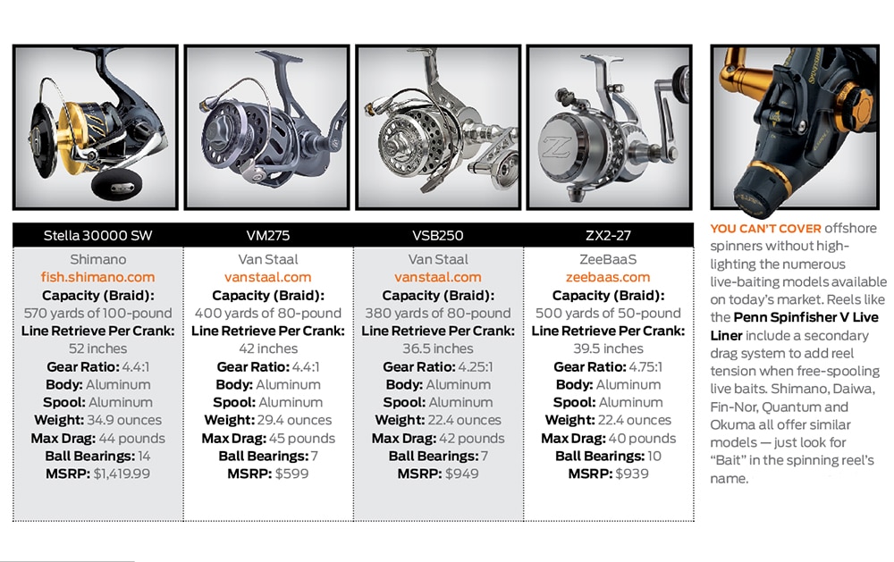 Top Saltwater Spinning Reels