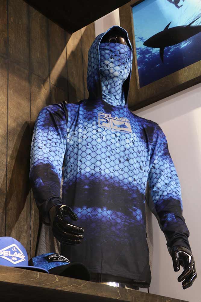Pelagic Exo-Tech UV technical sun protection fishing shirt hoodie