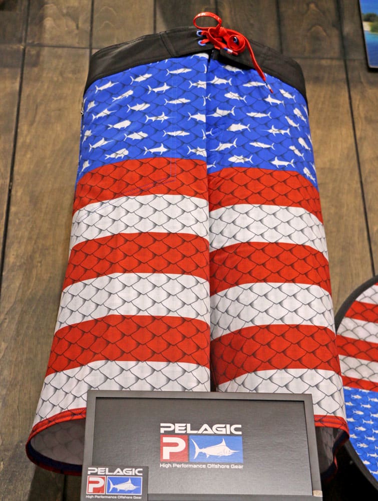 Pelagic Hydro-Lite Americamo fishing boardshorts new ICAST 2017 2018