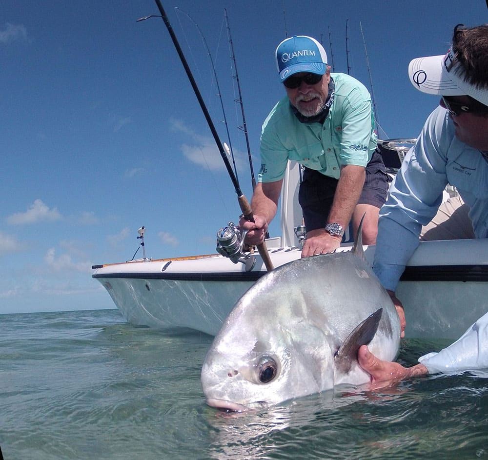 Permit in the water