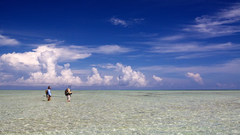 Seychelles anglers looking around