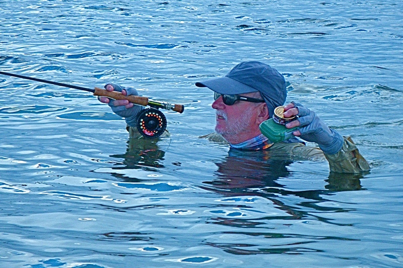 Seychelles wade fishing