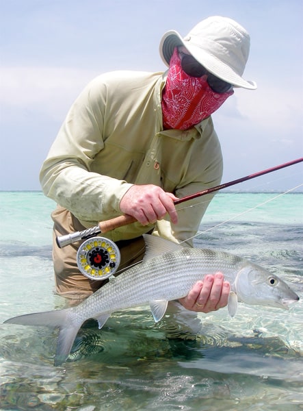 Flats fly fishing attire