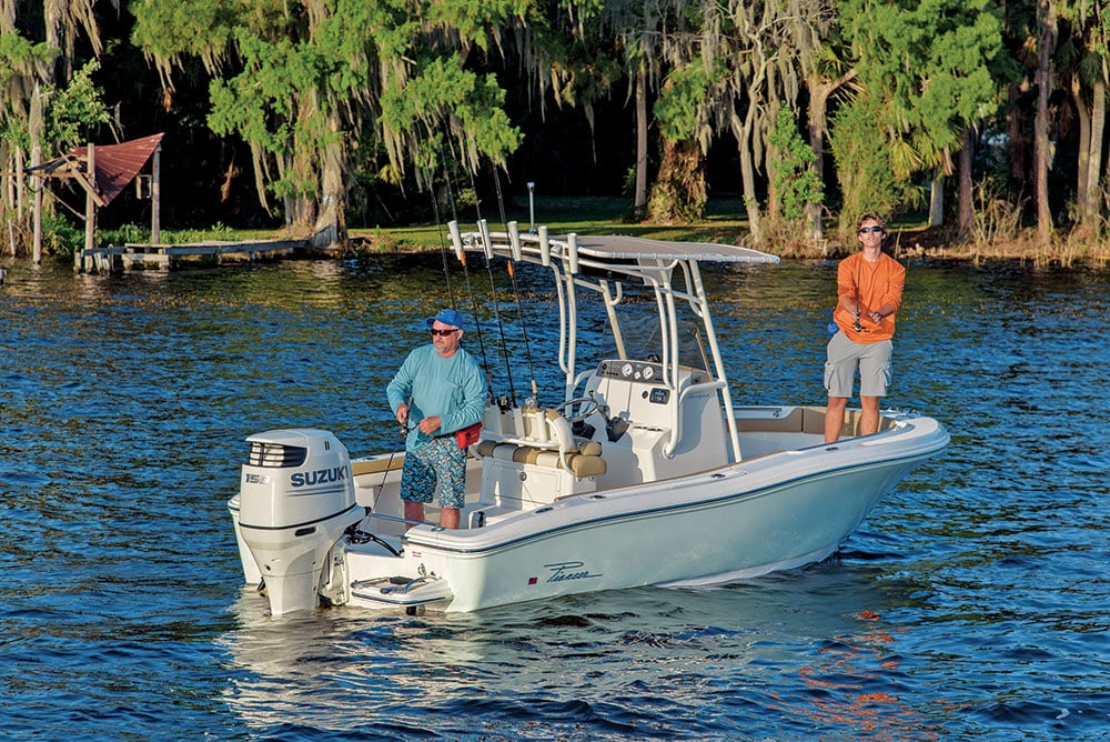 Pioneer 202 SportFish popular center console fishing boats packages