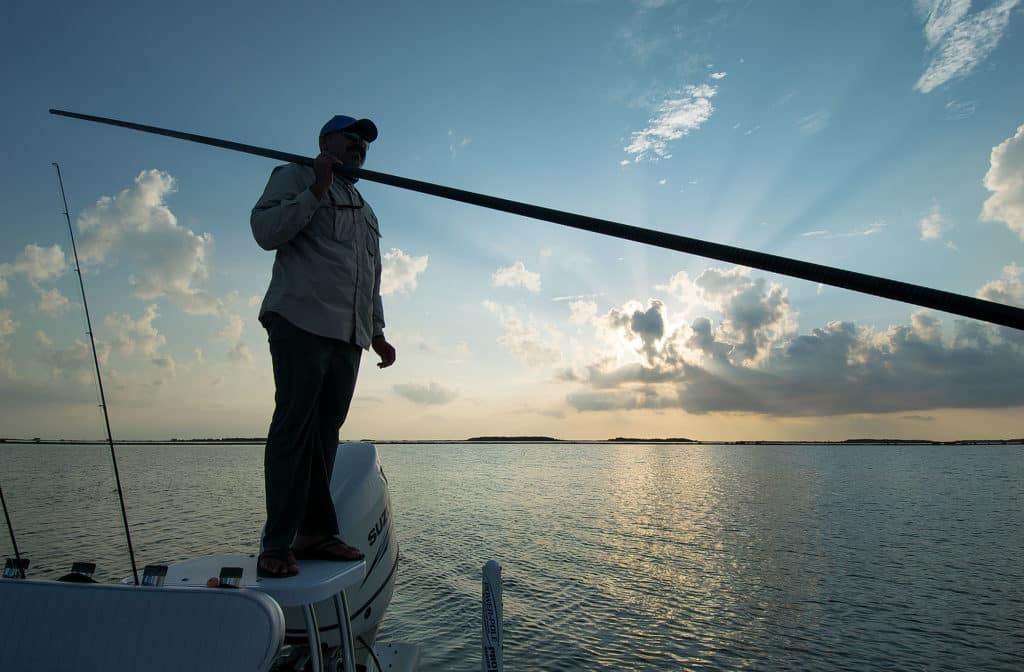 Sunrise Poling on Laguna Madre