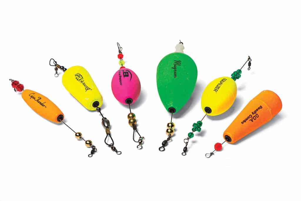 different popping cork setup options rig inshore saltwater fishing tackle
