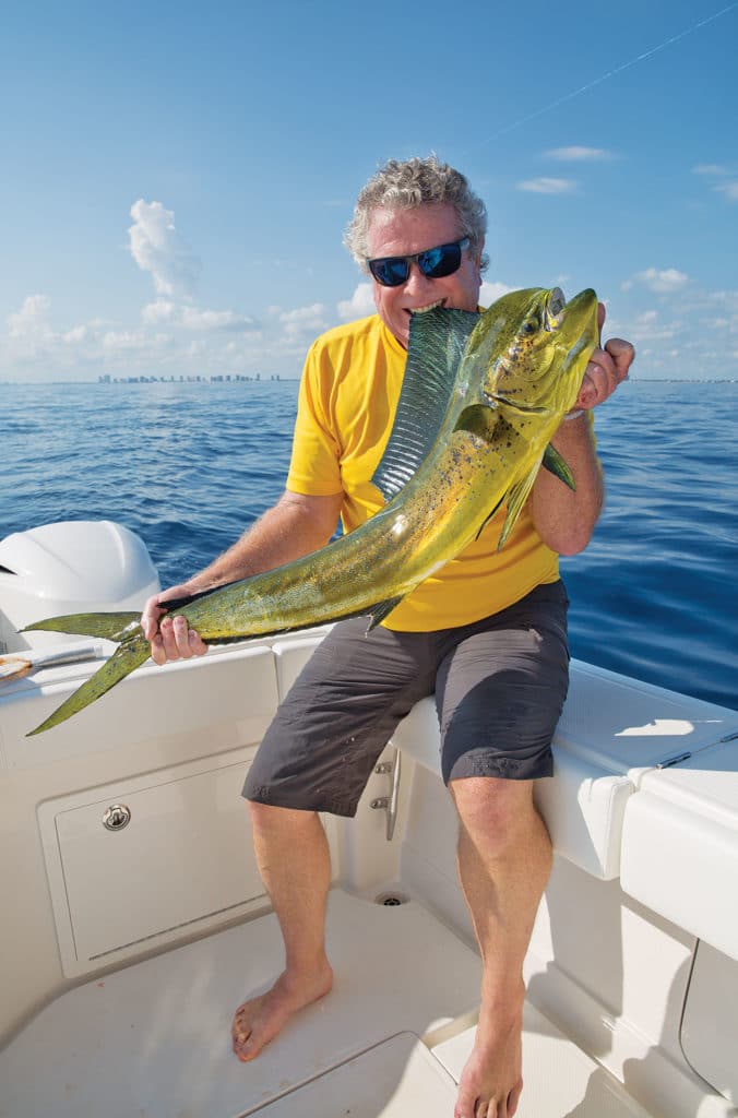 Randy and Dolphin aboard Jupiter 41 Express