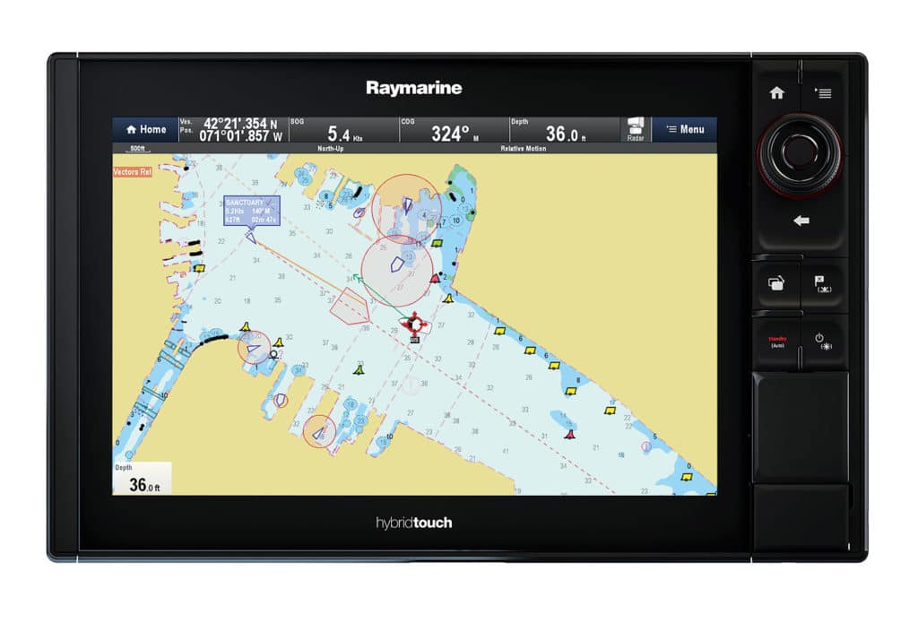 Raymarine AIS caution zones