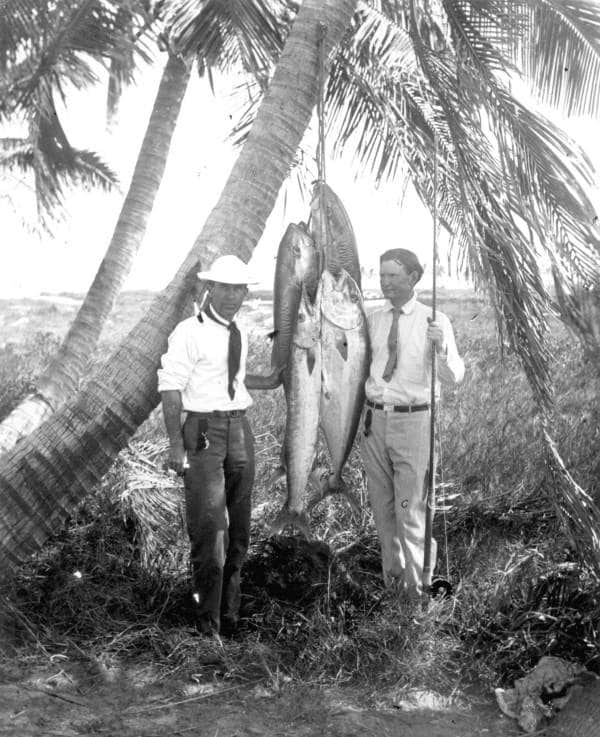 Vintage Florida fishing photo Zane Grey