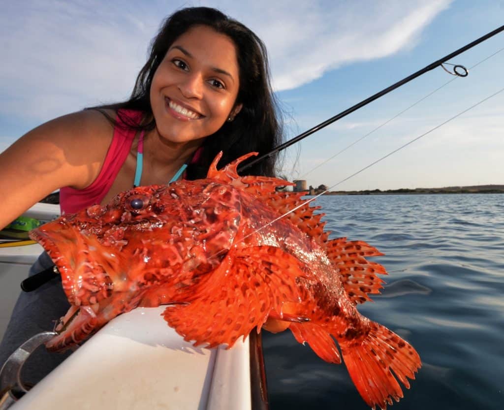 Red Scorpionfish and Other Strange Fishes from the Deep