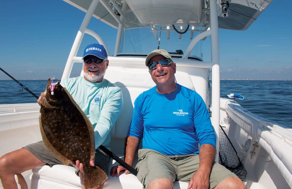 Regulator 31 Center Console Flounder Fishing