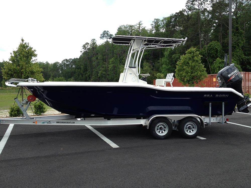 Sea Born NX23 saltwater fishing boat