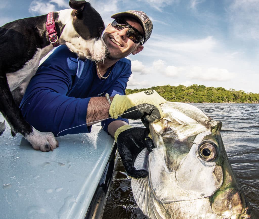 extraordinary fishing photos - huge Florida Everglades tarpon