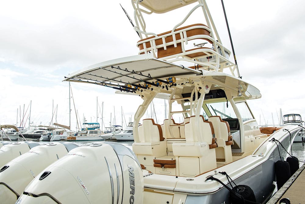 Scout Boats high-tech hardtop center console fishing boat