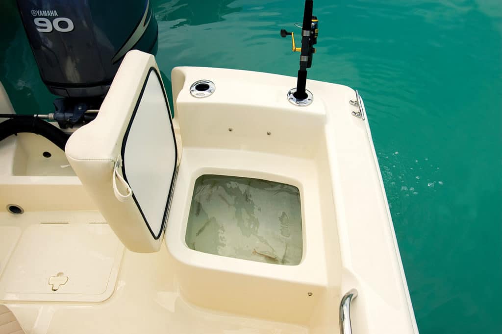 Livewell on the Scout 175 Sportfish