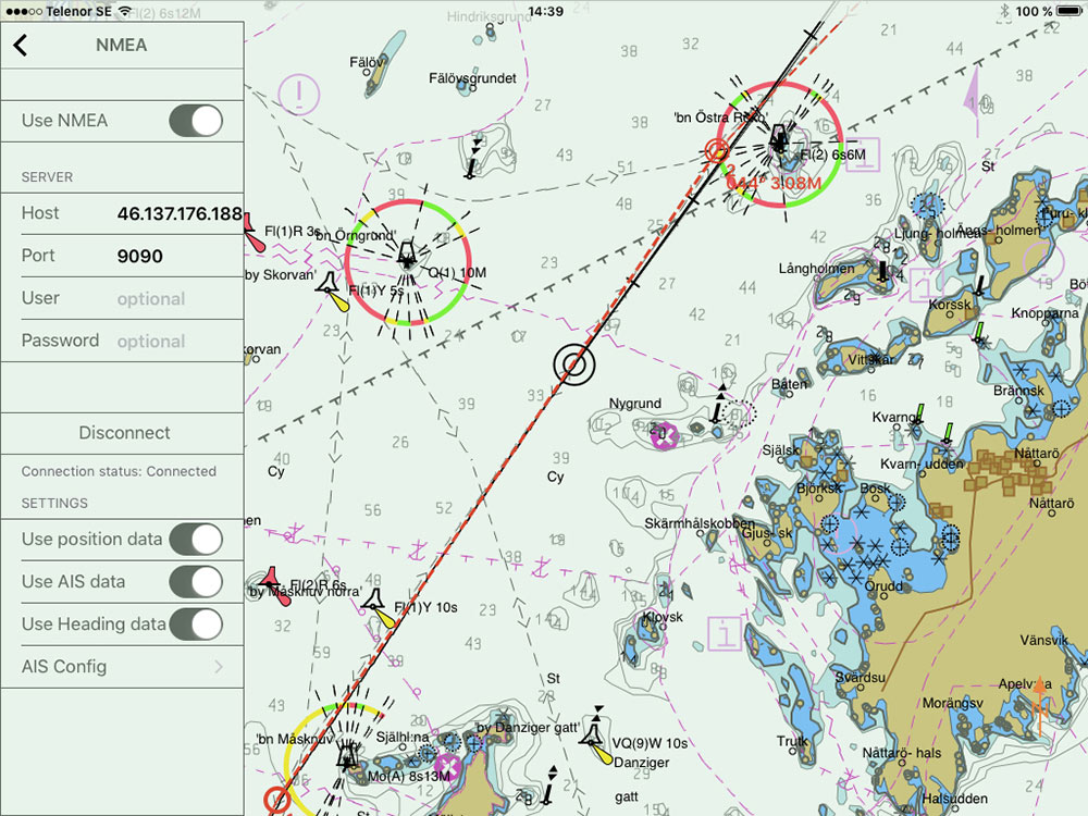 Seapilot Navigation mobile app screenshot