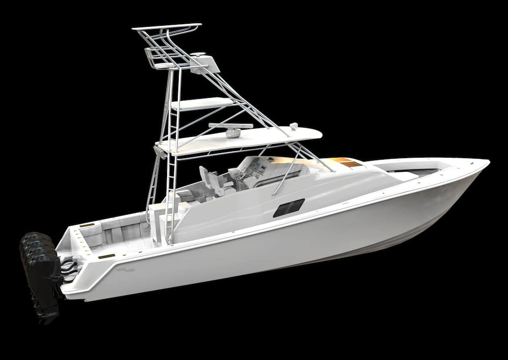 SeaVee 430 Fish-Around deep sea sportfishing boat