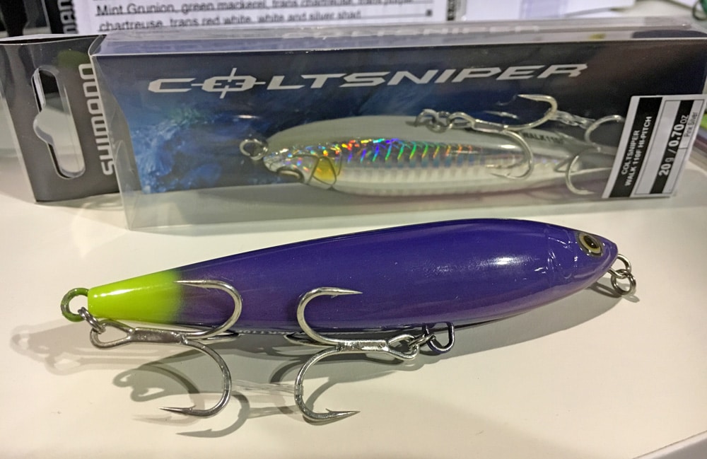 Shimano Coltsniper Walk Topwater pencil bait saltwater fishing lure new ICAST 2017 2018