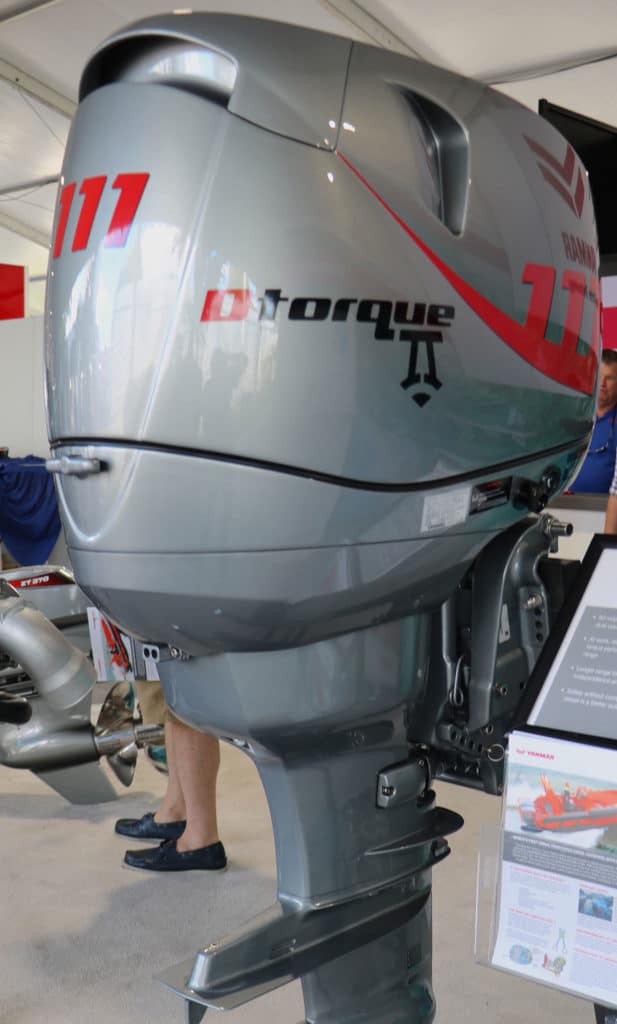 The new Yanmar's Neander Dtorque Turbo Diesel 50 hp outboard