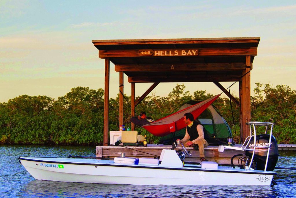 chickee fishing Everglades Florida