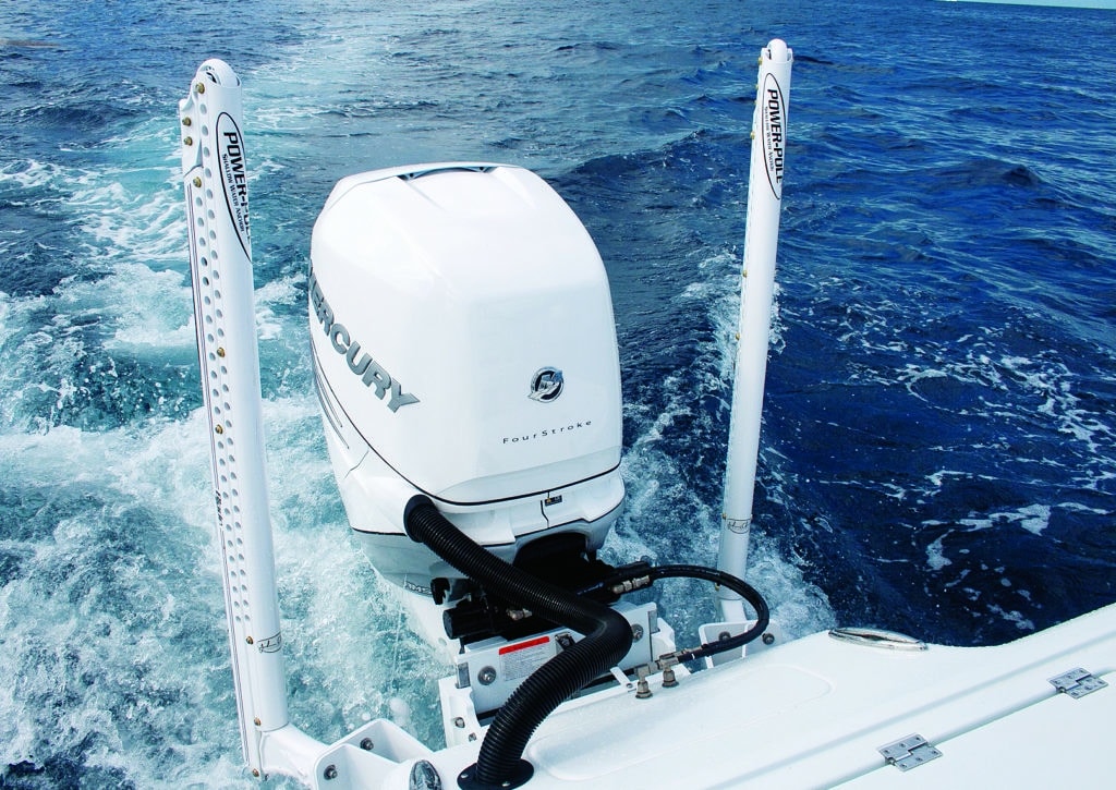 The Barker 26 Open offer outstanding performance with a Mercury 350 Verado outboard.