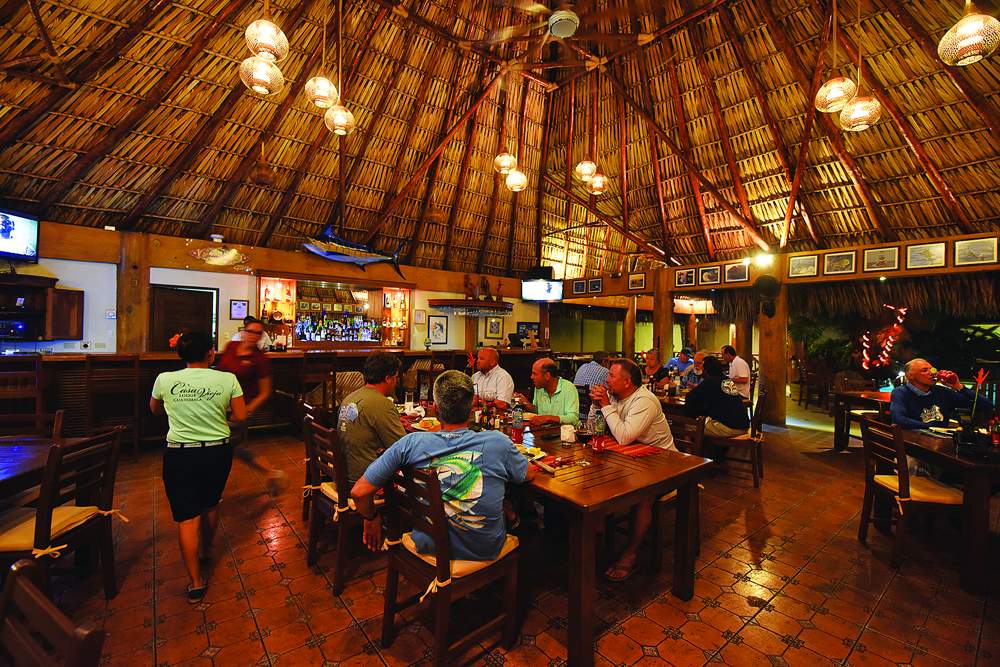 Guests at Casa Vieja enjoy drinks and dinner