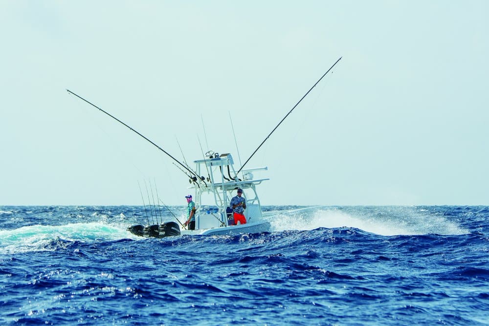 Trolling and Fishing in Rough Seas