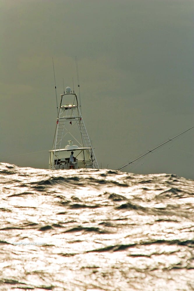 Trolling and Fishing in Rough Seas