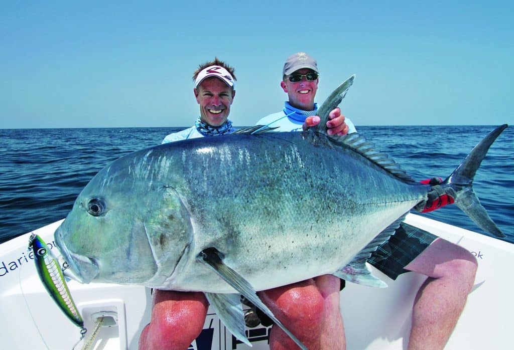 Monster of a giant trevally, Oman