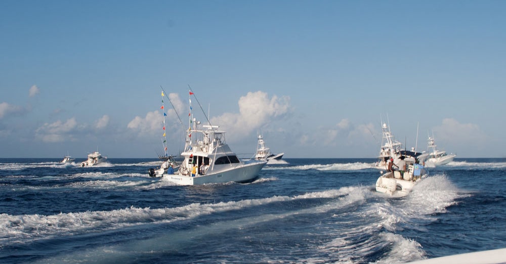 boats in Cayman Islands International Fishing Tournament