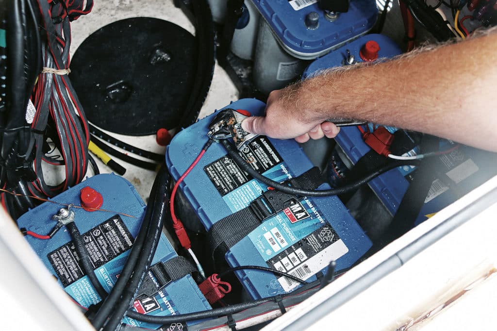 Optima Batteries Beneath the Console