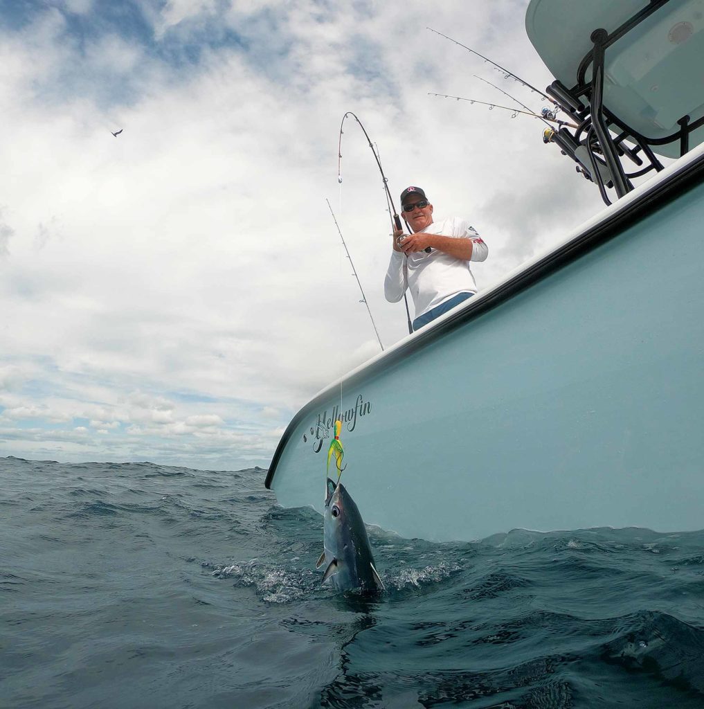 Drift-Fish Reefs Using Ballyhoo on Bucktail Jigs