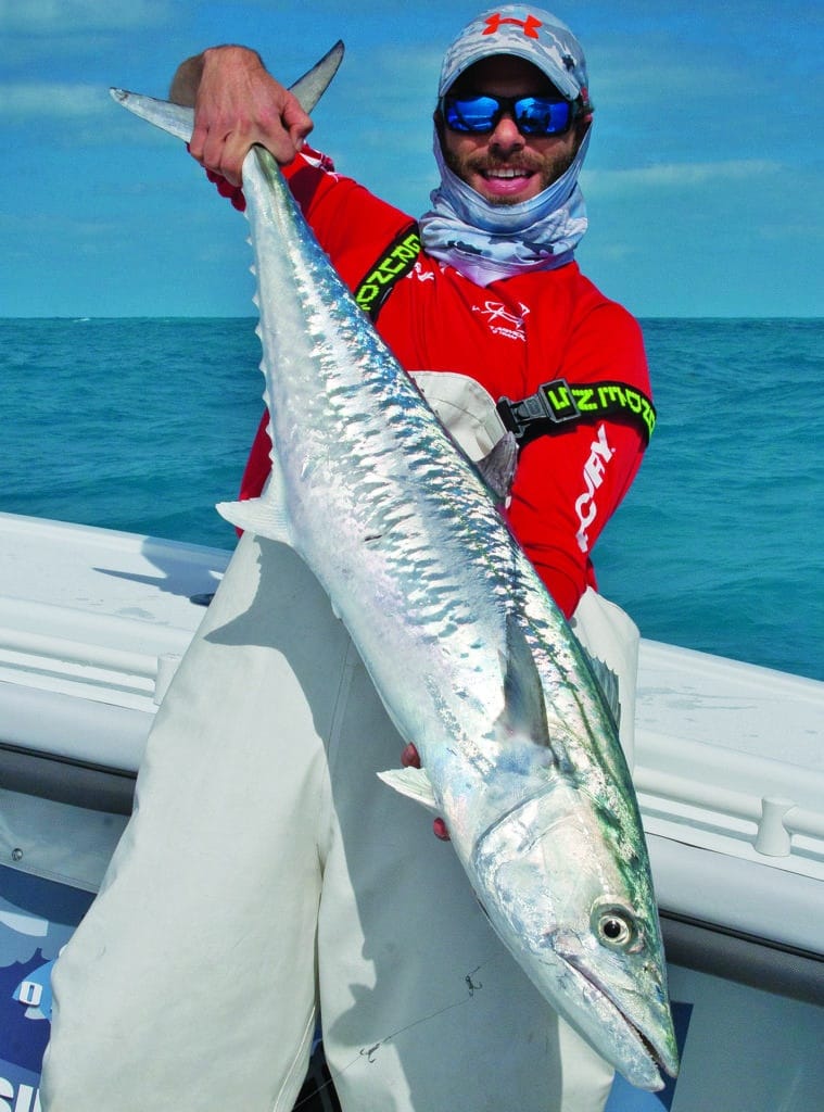 Jordan Funt shows what the Yellowfin Carbon 39 is built to do.