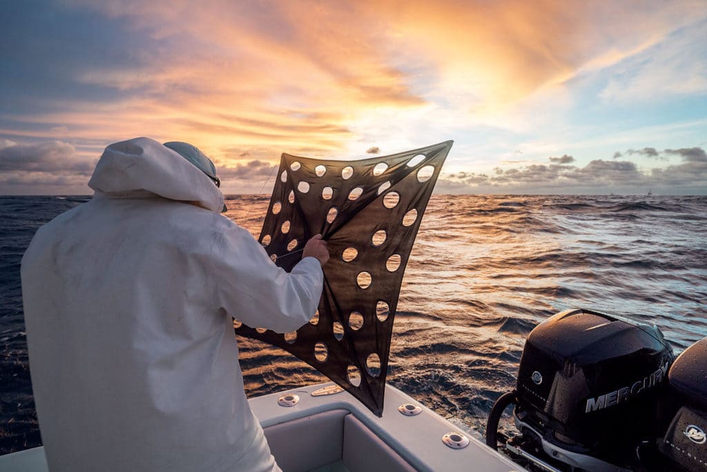 kite-fishing offshore