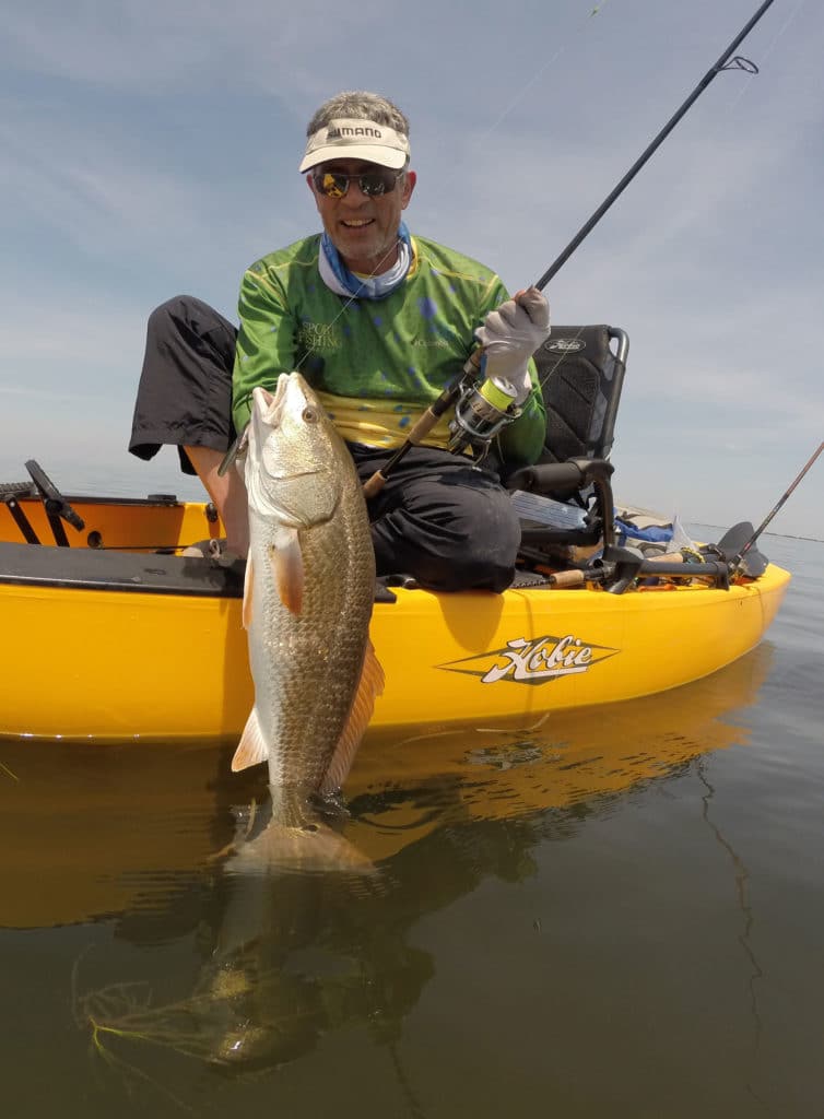 Redfish make ideal targets for kayak-fishing enthusiasts.