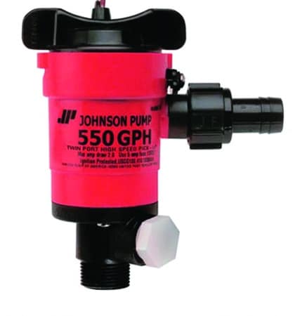 Johnson livewell pump