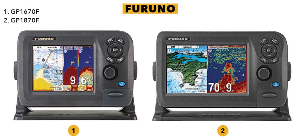 Furuno GP1670F and GP1870F multifunction displays