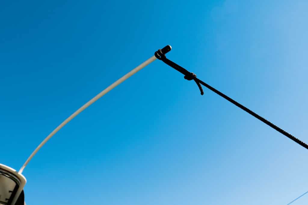 VHF Antenna Tie Down